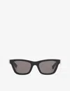 Bottega Veneta Womens Black Bv1119s Cat-eye Acetate Sunglasses In Black