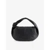 Bottega Veneta Womens Black Medium Jodie Leather Top-handle Bag In Black