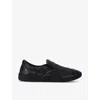 Bottega Veneta Sawyer Leather Sneakers In Black