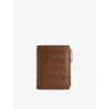 Bottega Veneta Intrecciato Small Bi-fold Leather Wallet In Brown