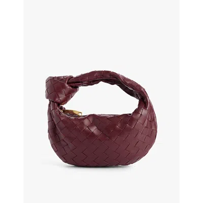 Bottega Veneta Womens Barolo-gold Jodie Mini Leather Top-handle Bag