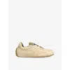 Bottega Veneta Womens Beige Orbit Flash Suede And Shell Trainers Eur 36 / 3 Uk In Sand