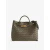 Bottega Veneta Womens Cypress-m B-cypress Andiamo Intrecciato Medium Leather Top-handle Bag