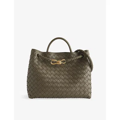 Bottega Veneta Womens Cypress-m B-cypress Andiamo Intrecciato Medium Leather Top-handle Bag