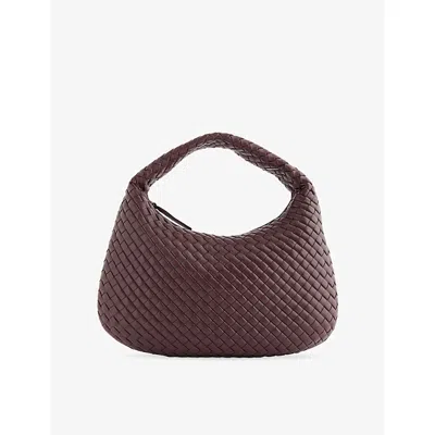 Bottega Veneta Womens Deep Mahogany-m B Veneta Medium Leather Shoulder Bag