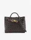 Bottega Veneta Womens Fondant Knot Small Intrecciato Leather Tote Bag In Fondant