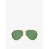 Bottega Veneta Bv1305s Linea Unapologetic Sunglasses In Green