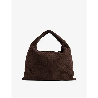 BOTTEGA VENETA WOMENS FONDANT-M BRASS HOP LARGE LEATHER SHOULDER BAG