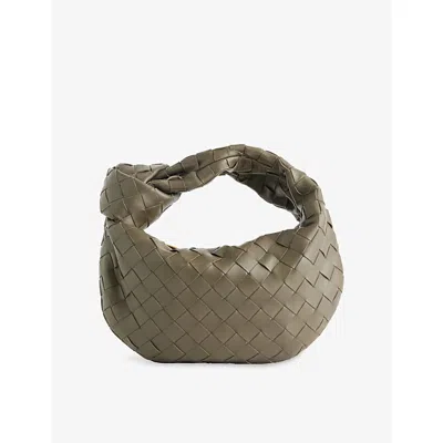 Bottega Veneta Womens Cypress-gold Mini Jodie Leather Hobo Bag In Green