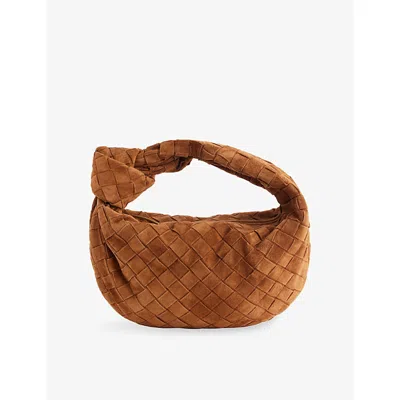 Bottega Veneta Womens  Mini Jodie Suede Hobo Bag