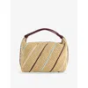 Bottega Veneta Wallace Mini Striped Shoulder Bag