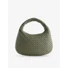 Bottega Veneta Womens Pickle-silver Veneta Small Leather Hobo Bag