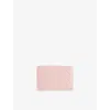 Bottega Veneta Womens Rose-gold Intrecciato Front-flap Leather Wallet In Rose-gold