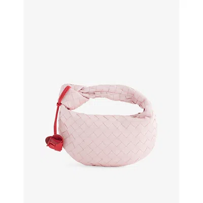 Bottega Veneta Womens Rose Petal Jodie Mini Leather Bag In Pink