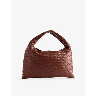 Bottega Veneta Womens Sapele-muse Brass Hop Small Leather Shoulder Bag