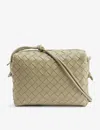 Bottega Veneta Womens Travertine-gold Loop Small Leather Cross-body Bag In Travertine-gold
