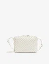 Bottega Veneta Womens White/gold Loop Leather Cross-body Bag In White/gold