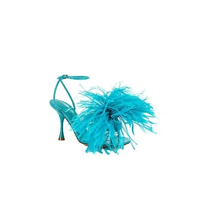 Pre-owned Bottega Veneta Wonderbird Nappa Feather Dot Sandals