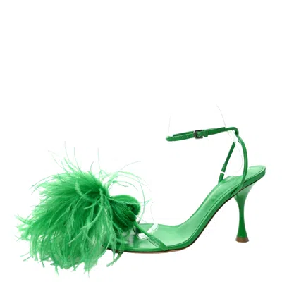 Pre-owned Bottega Veneta Wonderbird Nappa Feather Dot Sandals