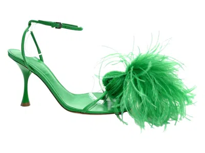 Pre-owned Bottega Veneta Wonderbird Nappa Feather Dot Sandals (women's) Sneakers In Green