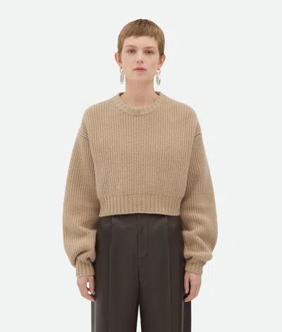 Bottega Veneta Pullover Aus Wolle Und Kaschmir In Desert