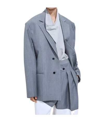 Bottega Veneta Wool And Mohair Jacket In Gray
