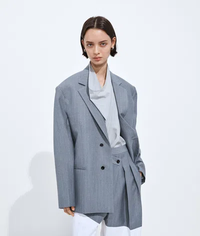 Bottega Veneta Bottega  Veneta Wool And Mohair Jacket In Gray