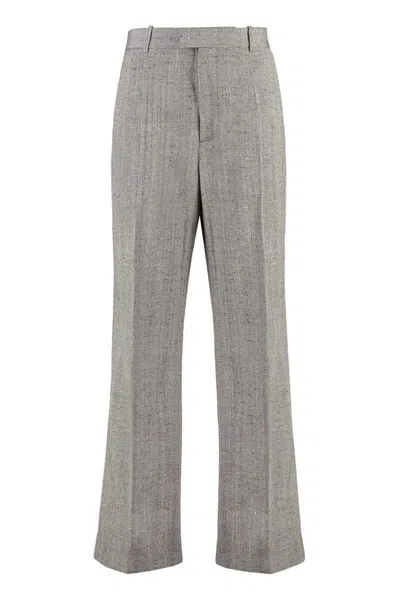 Bottega Veneta Wool And Silk Flares Pants