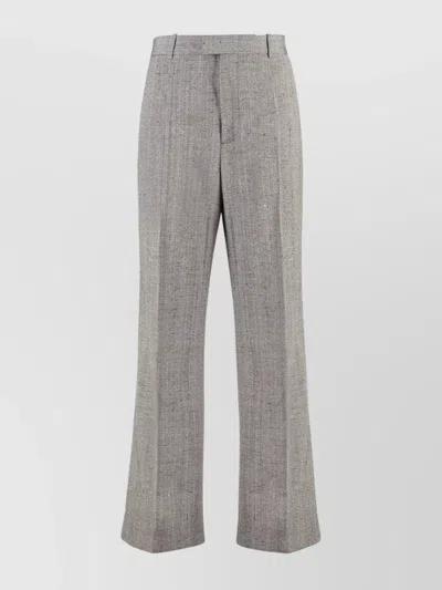 Bottega Veneta Wool And Silk Flares Trousers
