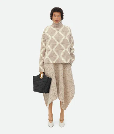 Bottega Veneta Desert Soapstone Lea Sweater In Neutral