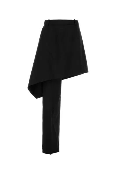Bottega Veneta Gonna Pantalone Una Gamba In Black