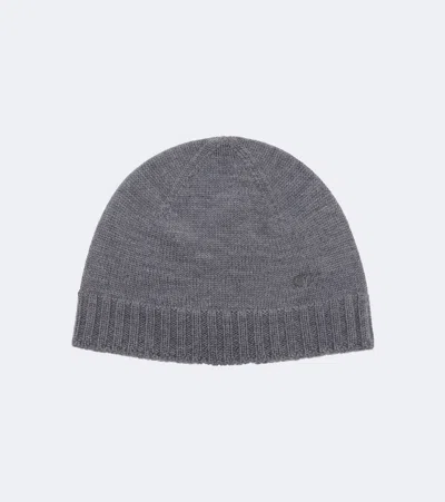 Bottega Veneta Wool Beanie In Grey