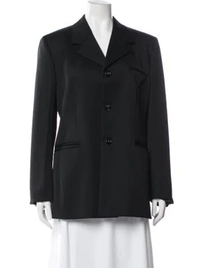 Pre-owned Bottega Veneta Wool Blazer In Black