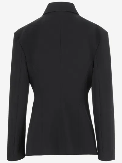 Bottega Veneta Wool Blazer In Black