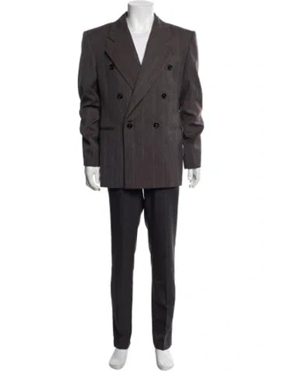 Pre-owned Bottega Veneta Wool Blazer In Gray