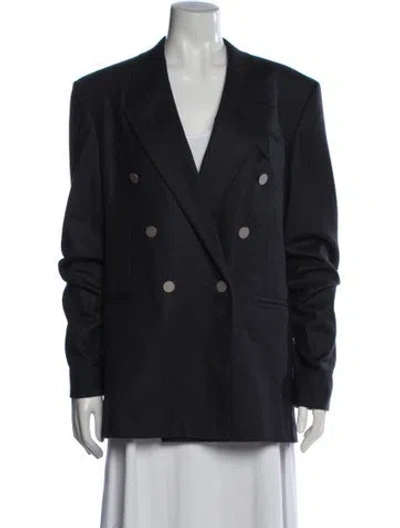 Pre-owned Bottega Veneta Wool Blazer In Grey