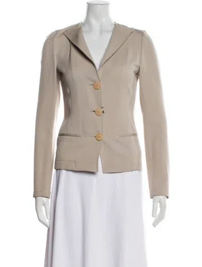 Pre-owned Bottega Veneta Wool Blazer In Neutral