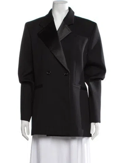 Pre-owned Bottega Veneta Wool Blazer W/ Tags In Black