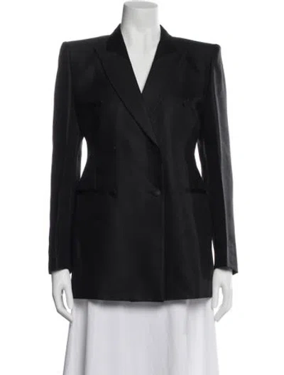 Pre-owned Bottega Veneta Wool Blazer W/ Tags In Blue