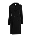 Bottega Veneta Women's Double-breasted Calvary Wool Coat In Black