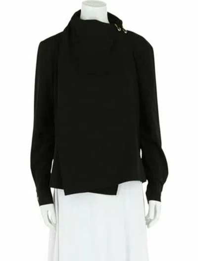 Pre-owned Bottega Veneta Wool Blouse W/ Tags In Black