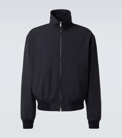 Bottega Veneta Wool Blouson In Blue