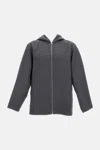Bottega Veneta Melang Effect Wool Jacket In Gray