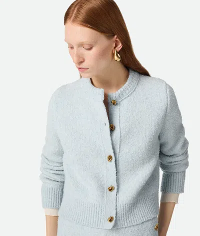 BOTTEGA VENETA WOOL BOUCLE CARDIGAN