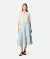 Bottega Veneta Wool Boucle Skirt In Bubble