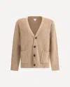 Bottega Veneta Wool Cardigan In Brown