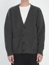 Bottega Veneta Cardigan In Lana In Gray