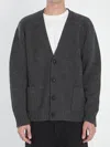 Bottega Veneta Cardigan In Lana In Gray