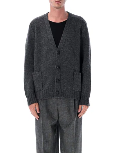 Bottega Veneta Wool Cardigan In Gray