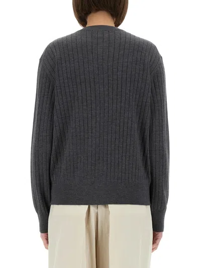 Bottega Veneta Wool Cardigan In Gray